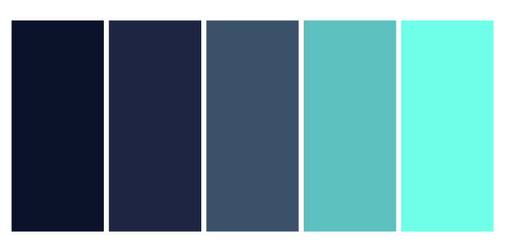 blue color palette